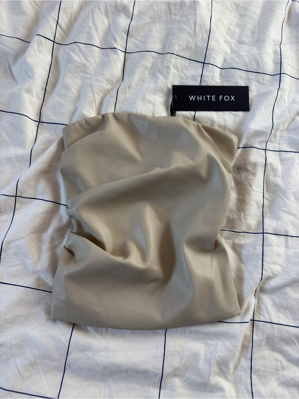 BNWT White Fox Well Behaved Strapless Bustier Tube Top - Size XS